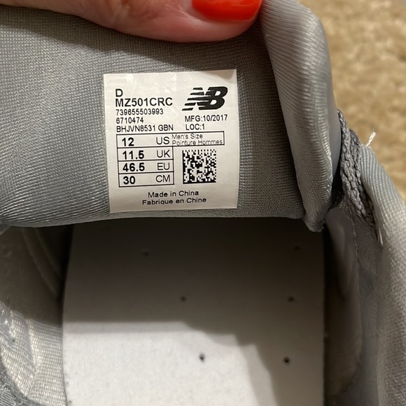 COPY - New Balance 501 Gray Like New condition. - Picture 4 of 5